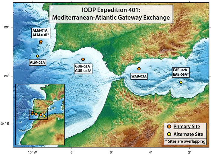 IODP 402,402航次召集上船科学家